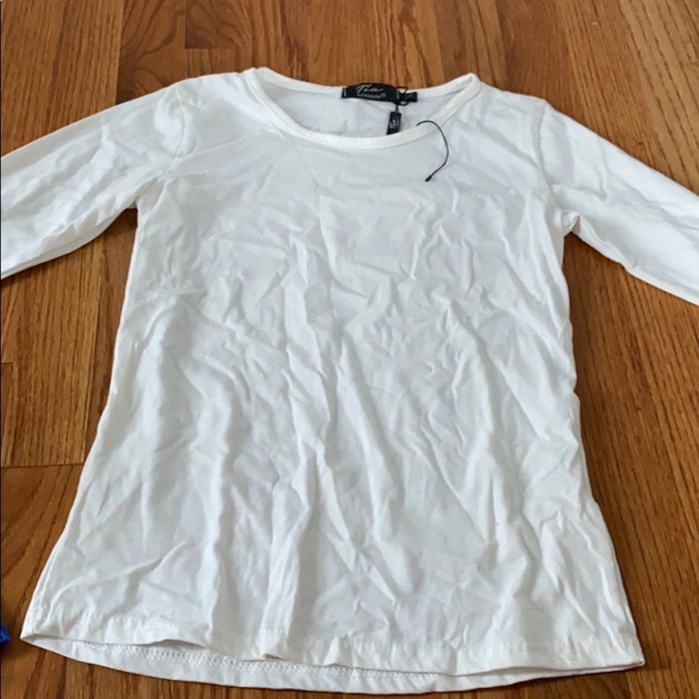 white long sleeve shirt